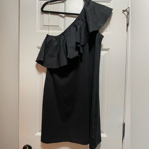 A New Day one shoulder ruffle dress.